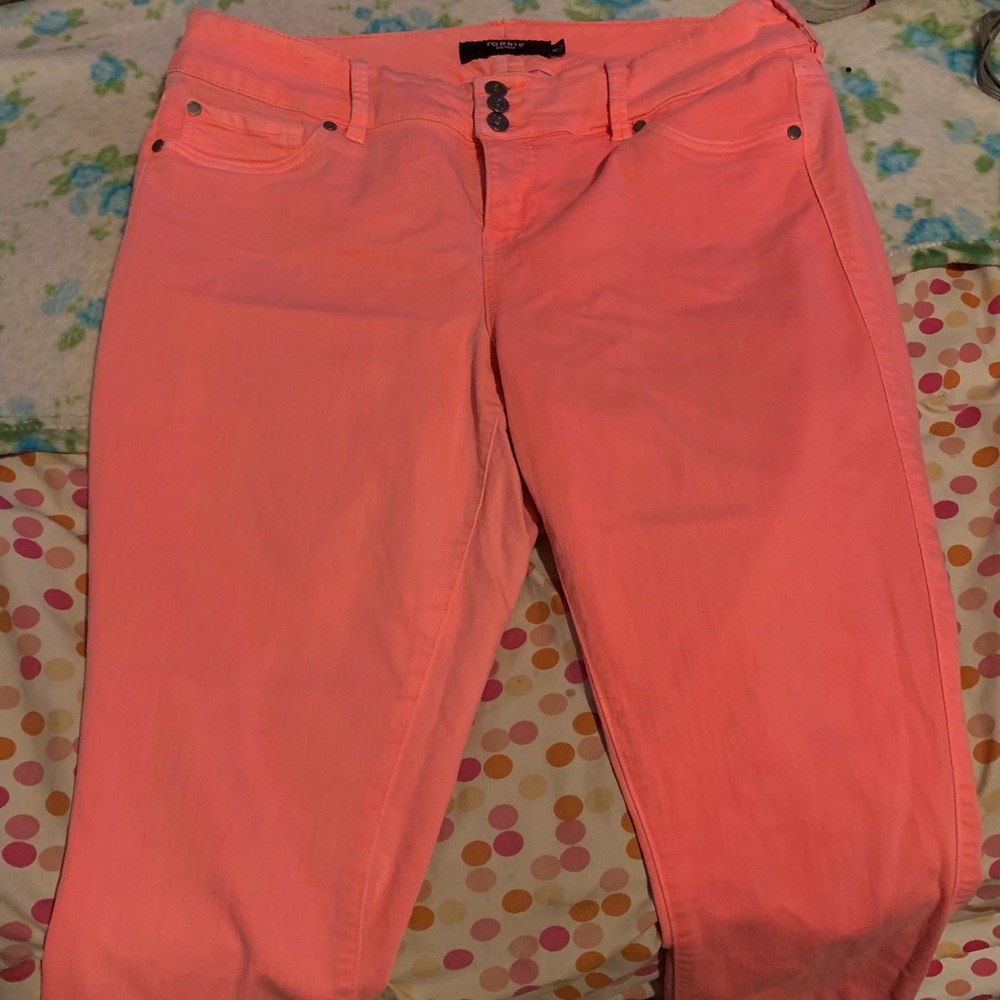 Flamingo pink Torrid Jeggings!